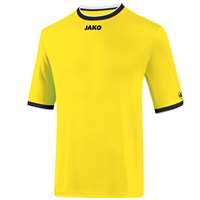 Jako United Shirt Met Korte Mouwen - Junior - Citro/Zwart/Wit_116