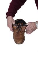 Elastische schoenveters - bruin 61 cm
