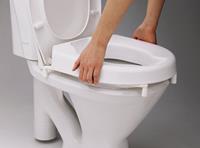 Hi-Loo toiletverhoger 10 cm, max 150kg, wit