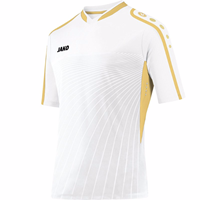 Jako Performance Shirt Met Korte Mouwen - Heren - Wit/Goud_L