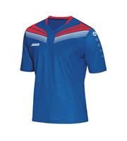 Jako Pro Shirt Met Korte Mouwen - Heren - Koningsblauw/Rood/Wit_L