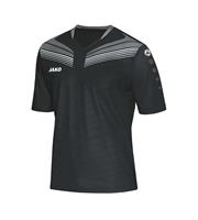 Jako Pro Shirt Met Korte Mouwen - Heren - Zwart/Grijs/Wit_L