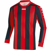 Jako Inter Shirt Met Lange Mouwen - Heren - Rood/Zwart_L