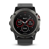 Garmin Fenix 5X Bluetooth GPS Herrenuhr in Schwarz 010-01733-01