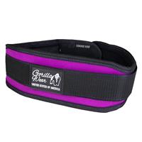 Gorillawear Womens Lifting Belt Black/ Purple - L