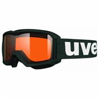 Uvex Skibrille "Flizz LG", Doppelscheibe, UV-Schutz, für Kinder, schwarz, OneSize