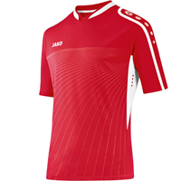Jako Performance Shirt Met Korte Mouwen - Heren - Rood/Wit_L