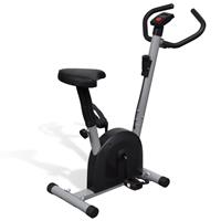 vidaXL Fitness Heimtrainer mit Sitz Schwarz