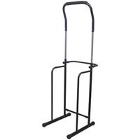 vidaXL Pull-up / dipstation verstelbaar 175-224 cm zwart