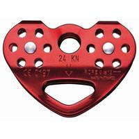 Petzl Tandem doppelte Seilrolle (Rot)