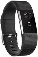 Fitbit Large - Black Charge 2 Bluetooth Fitness Activity Tracker Unisexuhr in Schwarz FB407SBKL-EU