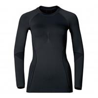 Odlo Langarmshirt "Evolution Warm", nahtlos integrierte Funktionszonen, Körperklimaregulierung, für Damen, schwarz, L, L