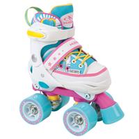 Hudora Rollschuh Skate Wonders, adjustable türkis Gr. 32-35