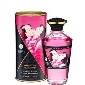 Shunga - Aphrodisiac Warming Oil Raspberry Feeling (100 ml)