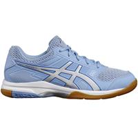 ASICS Badminton-/squashschoenen voor dames Gel Rocket 7 blauw/wit