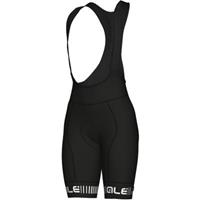 Alé Women's PRR Strada Bib Shorts  Black/Blue L - Korte fietsbroeken van lycra