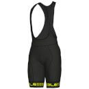 Alé Strada Bib Shorts - BlackYellow  - BlackYellow