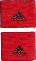 Adidas Schweißbänder, 2er-Pack, Baumwoll-Anteil, Logo, schwarz, OneSize