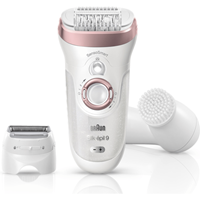 Braun Silk-épil 9 SensoSmart Epilierer Rose, Weiß