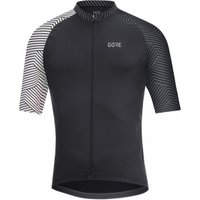 Gore C5 Optiline Trikot - Schwarz - Weiß 