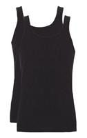 Tencate Men Singlet Stretch Black Two Pack (30226)