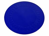 able2 Anti-slip matten rond - 19 cm blauw - 