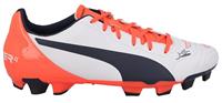 Puma voetbalschoenen EvoPower 4.2 FG Jr wit/oranje .5