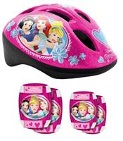 Set Helm & Ellbogen-Knie-Schutz Princess pink Gr. 52-56