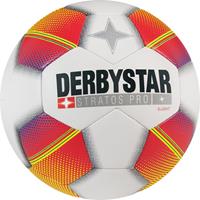 Derbystar Stratos Pro S-Light Voetbal - Wit / Rood / Geel - 3