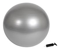 Anti-Burst Fitnessbal Pro - Gymbal - Swiss Ball - met Pomp - Grijs - 55 cm