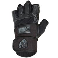 Gorillawear Dallas Wrist Wrap Fitness Handschoenen - Zwart - 2XL