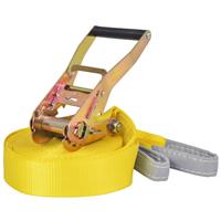 vidaXL Slackline 15 m x 50 mm 150 kg  Gelb