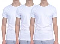 Tommy Hilfiger Herren T-Shirt Premium Essentials, 3er-Pack, weiß