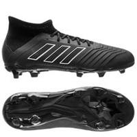 Adidas Predator 18.1 FG/AG Shadow Mode - Zwart/Wit Kinderen