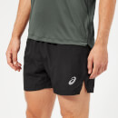 ASICS Laufshorts, Reflektoren, Innenslip, für Herren, schwarz, M