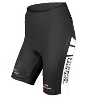 Fietsbroek, BOBTEAM COLORS damesfietsbroek, zwart-wit damesfietsbroek, 