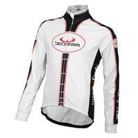 Fiets jas, BOBTEAM winterjack wit-zwart Thermojack, voor heren, 