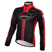 MTB jas, BOBTEAM winterjack zwart-rood Thermojack, voor heren, 