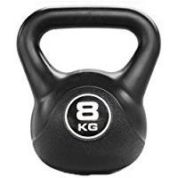 Virtufit PVC Kettlebell - 8 kg - Zwart