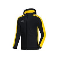 Jako Hooded Jacket Striker Junior - Sportjas Junior Zwart