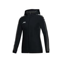 Jako Hooded Jacket Striker Women - Sportjas Dames Zwart