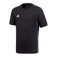 Core18 Voetbalshirt Kids Black White