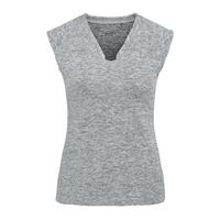 Venice Beach T-Shirt "Eleamee", drytivity, meliert, für Damen, grau L, L