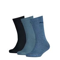 Puma Socken, 3er-Pack, Baumwoll-Mix, gepolsterte Sohle, für Kinder, 460 denim