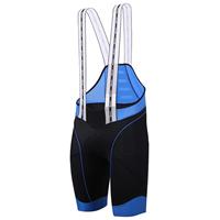 SANTINI BCOOL, zwart-blauw korte koersbroek, voor heren, Fiets broek,