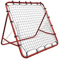 VidaXL Verstelbare voetbal kickback rebounder 100 x 100 cm