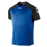 Senior sport T-shirt Aarhus blauw/zwart