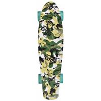 Schildkröt Retro Skateboard Free Spirit Camouflage bunt