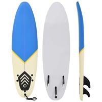 vidaXL Surfboard 170 cm blauw en crème