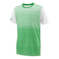 Team Striped Crew T-Shirt Jungen